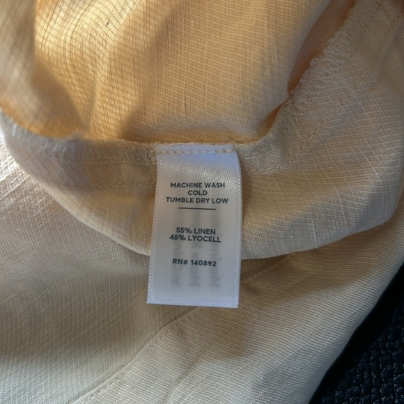 Marine Layer Holland Crop Jacket Natural Pockets Linen Lyocell Sz XL NEW - Picture 12 of 15